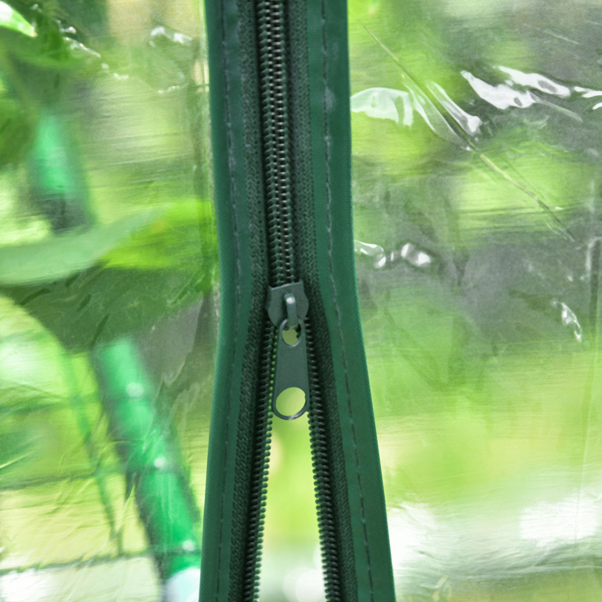 Steel-Frame Greenhouse with 2 Shelves - Durable Garden Grow House