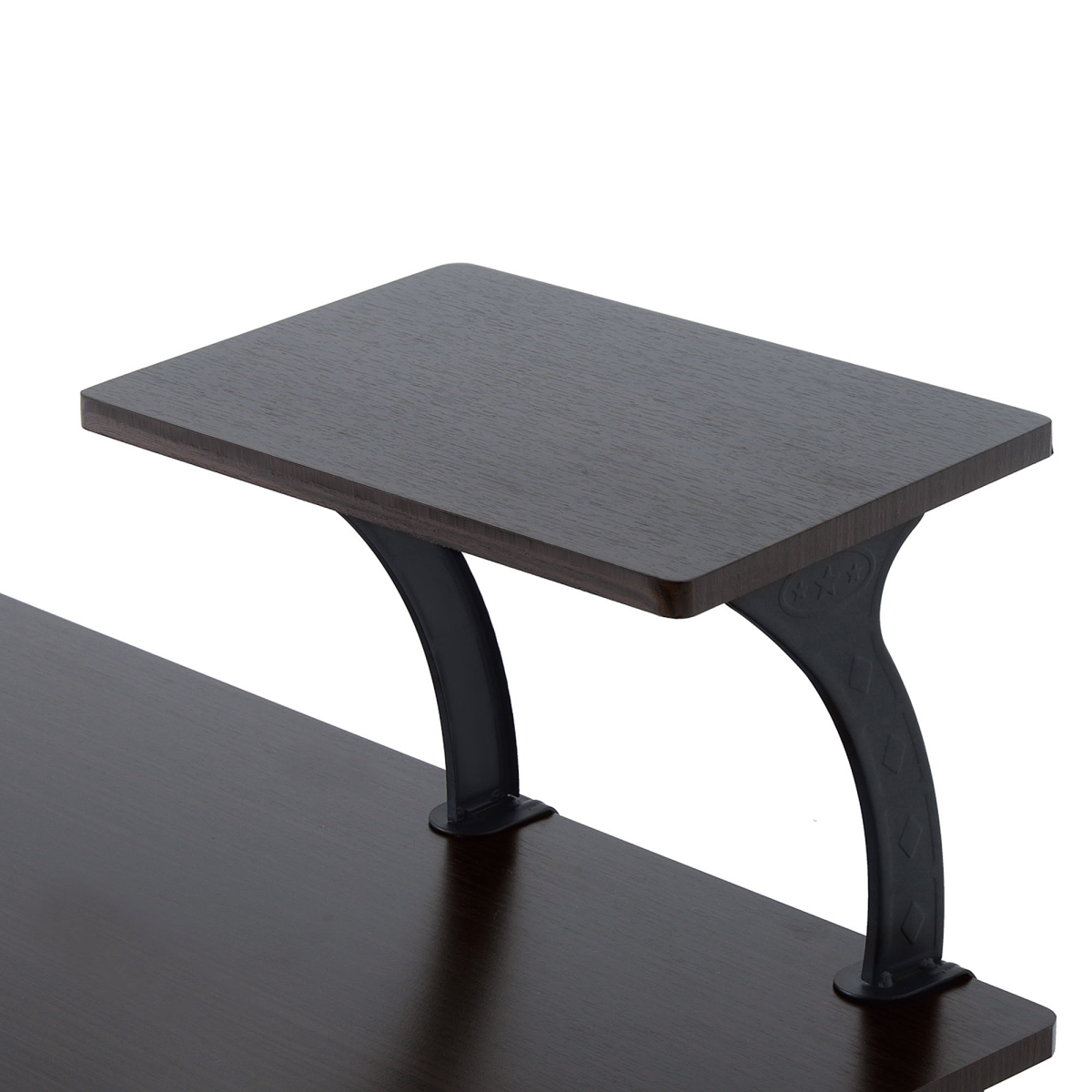 Compact & Stylish Home Office Desk with Sliding Tray, Storage & Stability