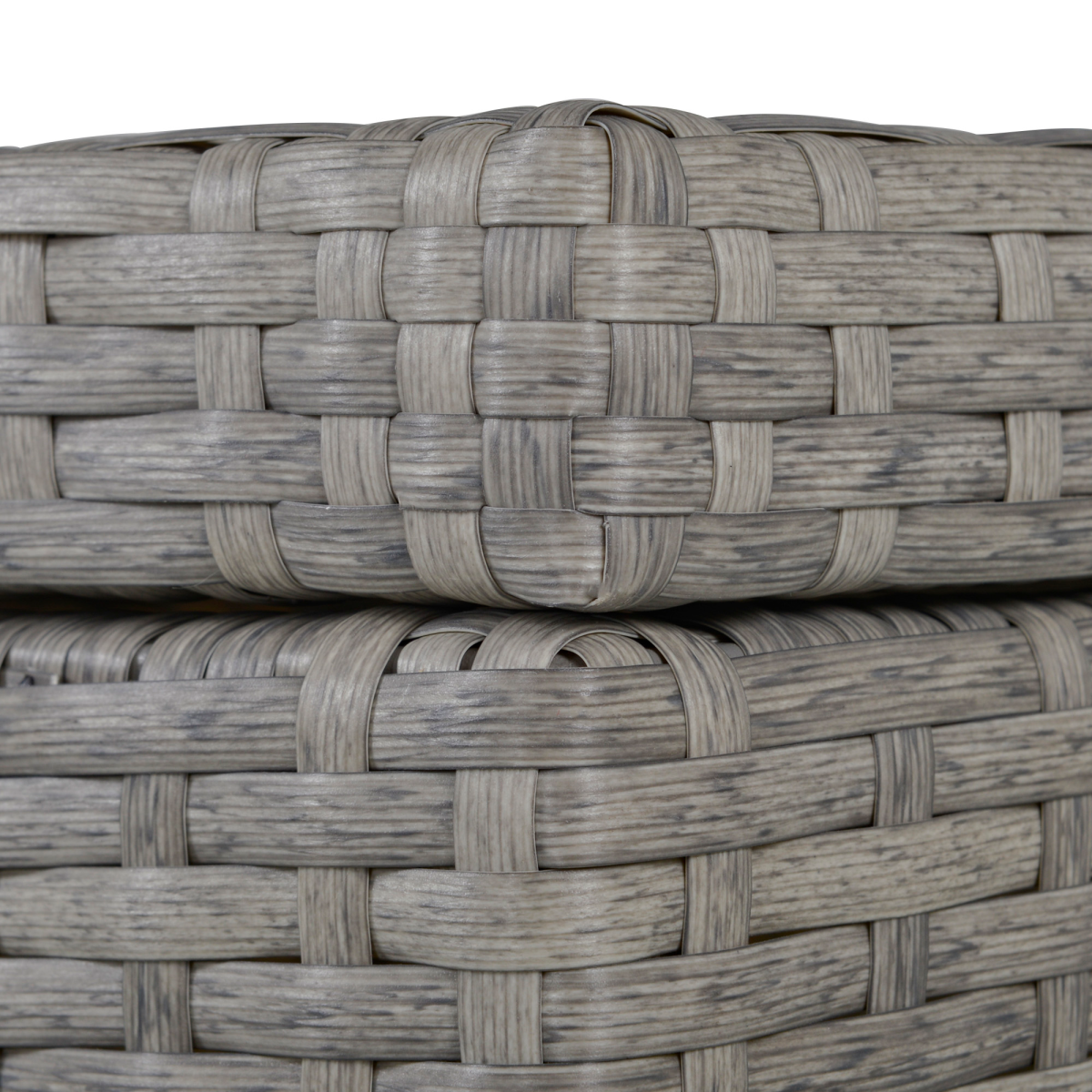 4-Piece Rattan Wicker Sofa Set with Storage Box for Conservatory
