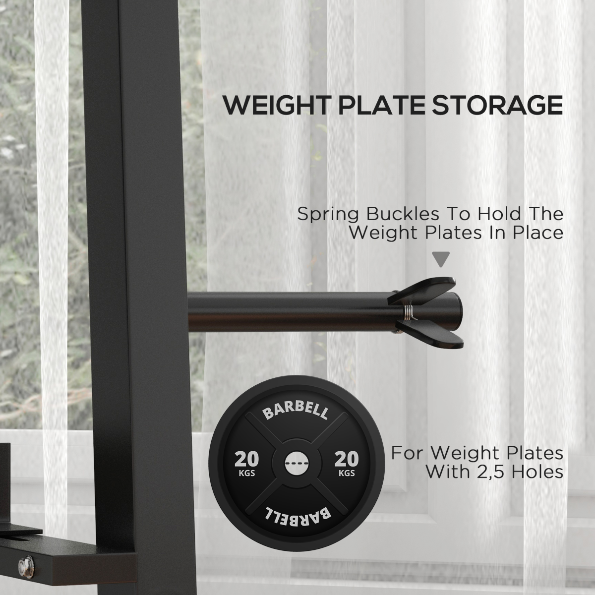 SPORTNOW 3-Tier Weight Rack: Organize Dumbbells, Kettlebells & Plates!