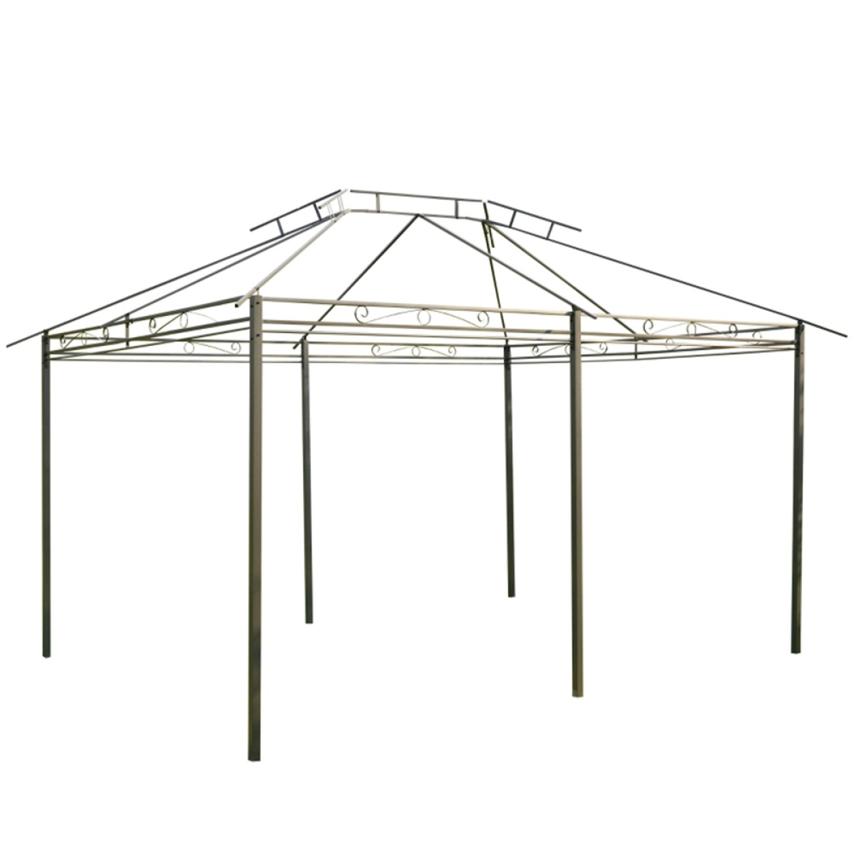 Spacious 2-Tier Patio Gazebo Shade & Style for Backyard Gatherings