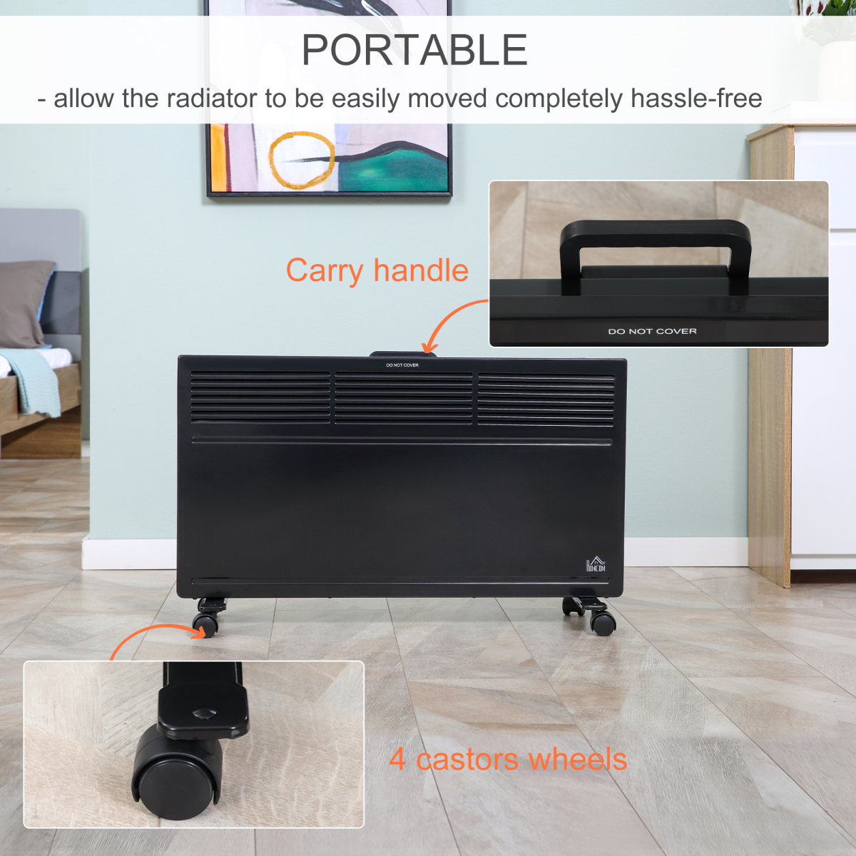 Versatile Convector Radiator Heater - Portable, Wall-Mounted & Efficient Heating