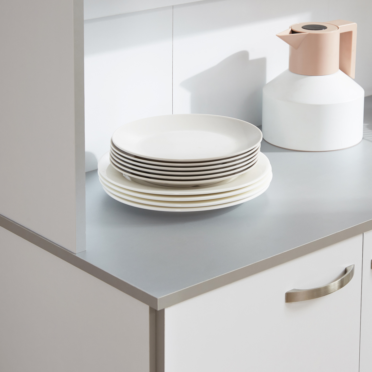 Modern Freestanding Kitchen Cupboard - Versatile Storage & Style