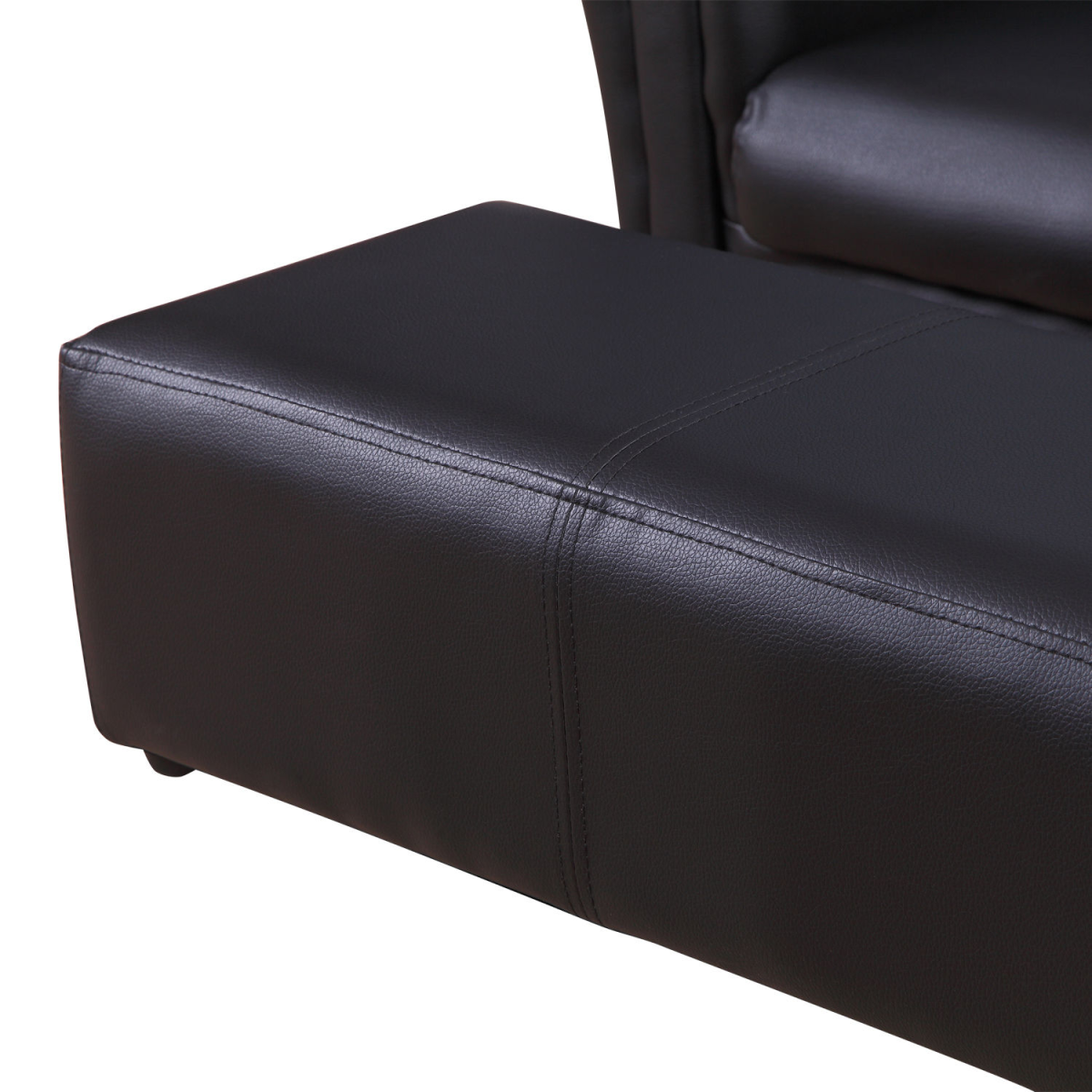 Kids 2-Seater Sofa Set with Armchair & Footstool