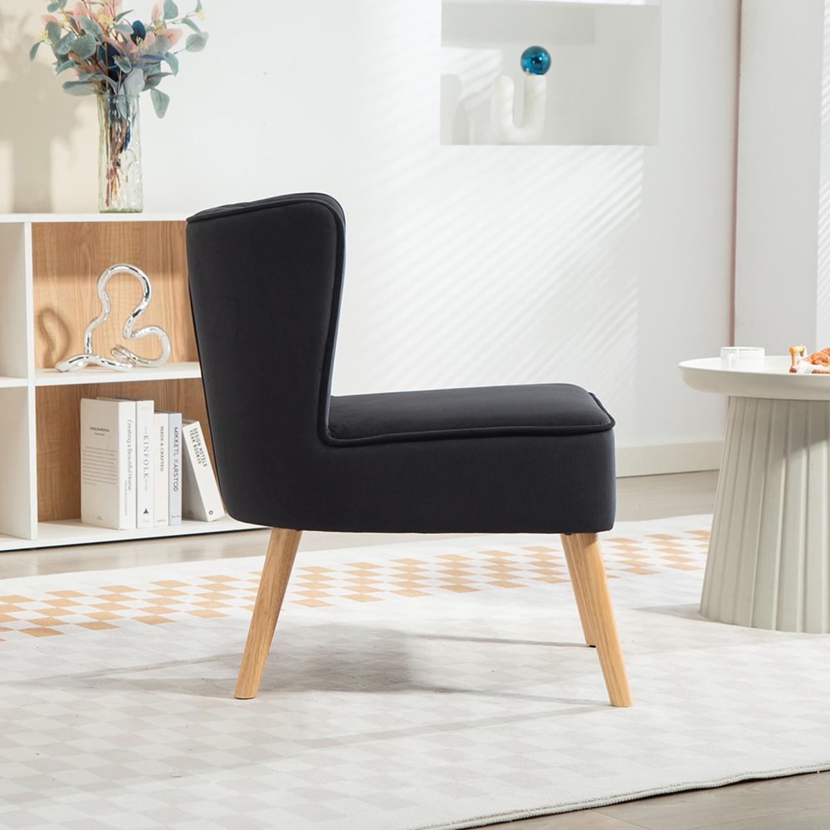 Luxe Velvet Tub Accent Chair Stylish Comfort for Your Living Room