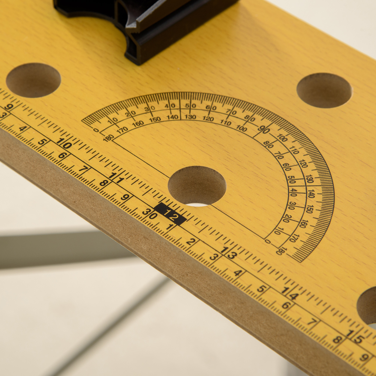 4-in-1 Work Bench: Sawhorse, Clamp Table, Ruler & Protractor, Foldable