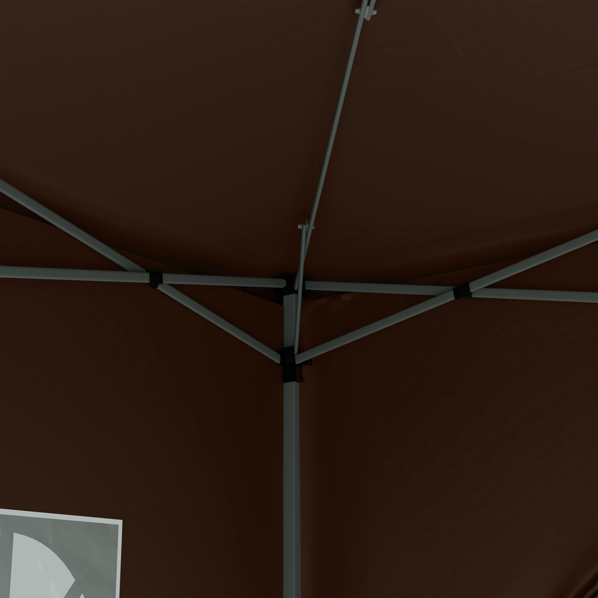 3x3m Pop-Up Gazebo with UV Canopy, Rust-Resistant, Includes Bag & Sidewalls