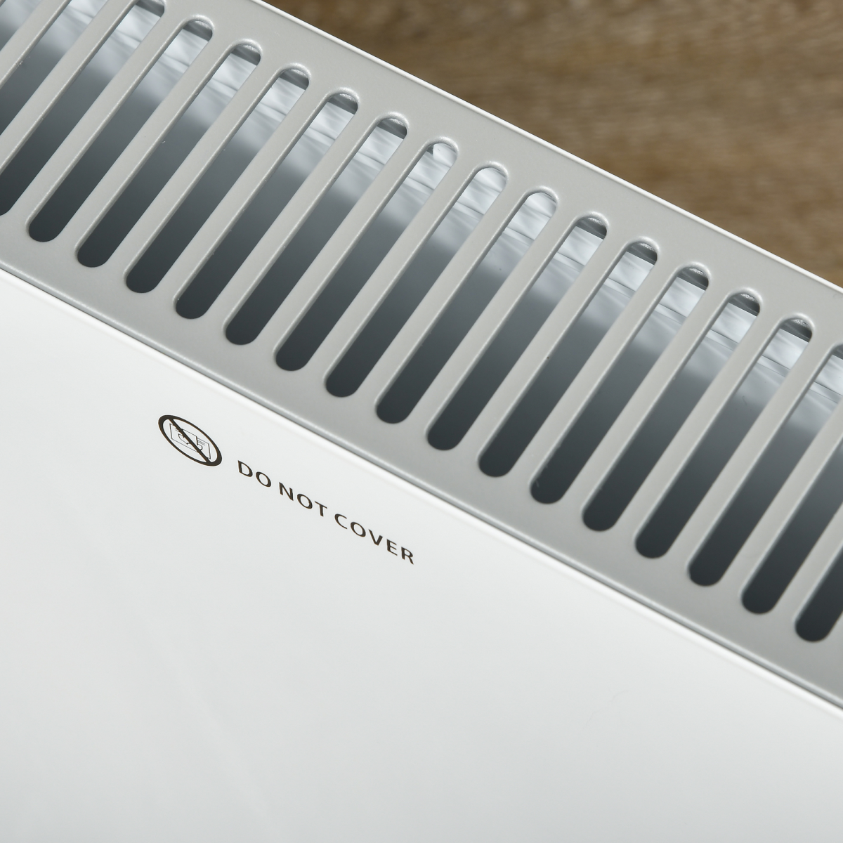 2000W Slim Electric Convector Heater with LED Display - White