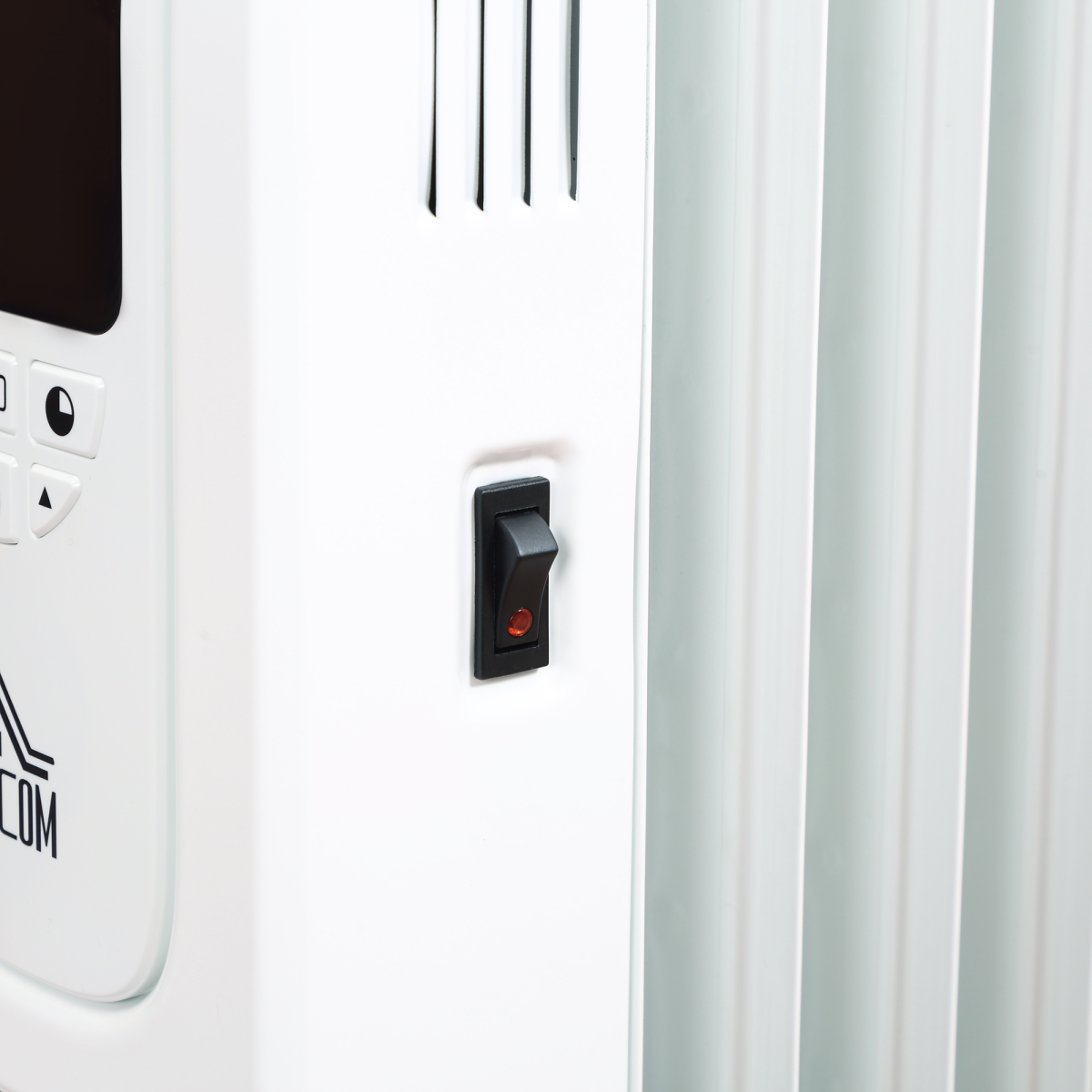 1500W Digital Oil Filled Radiator Heater with LED Display & Timer