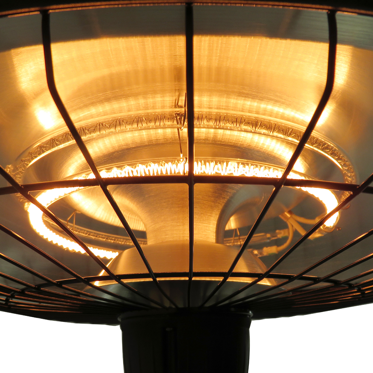 Versatile Hanging Infrared Heater: 1000/2500W Halogen Light for Year-Round Comfort