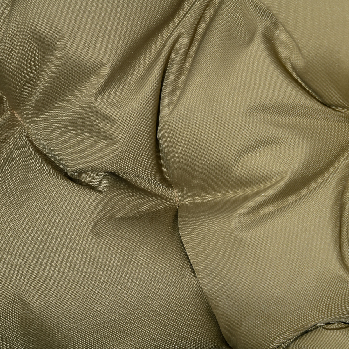 2-Seater Egg Chair with Cushions & Cup Pockets - Khaki