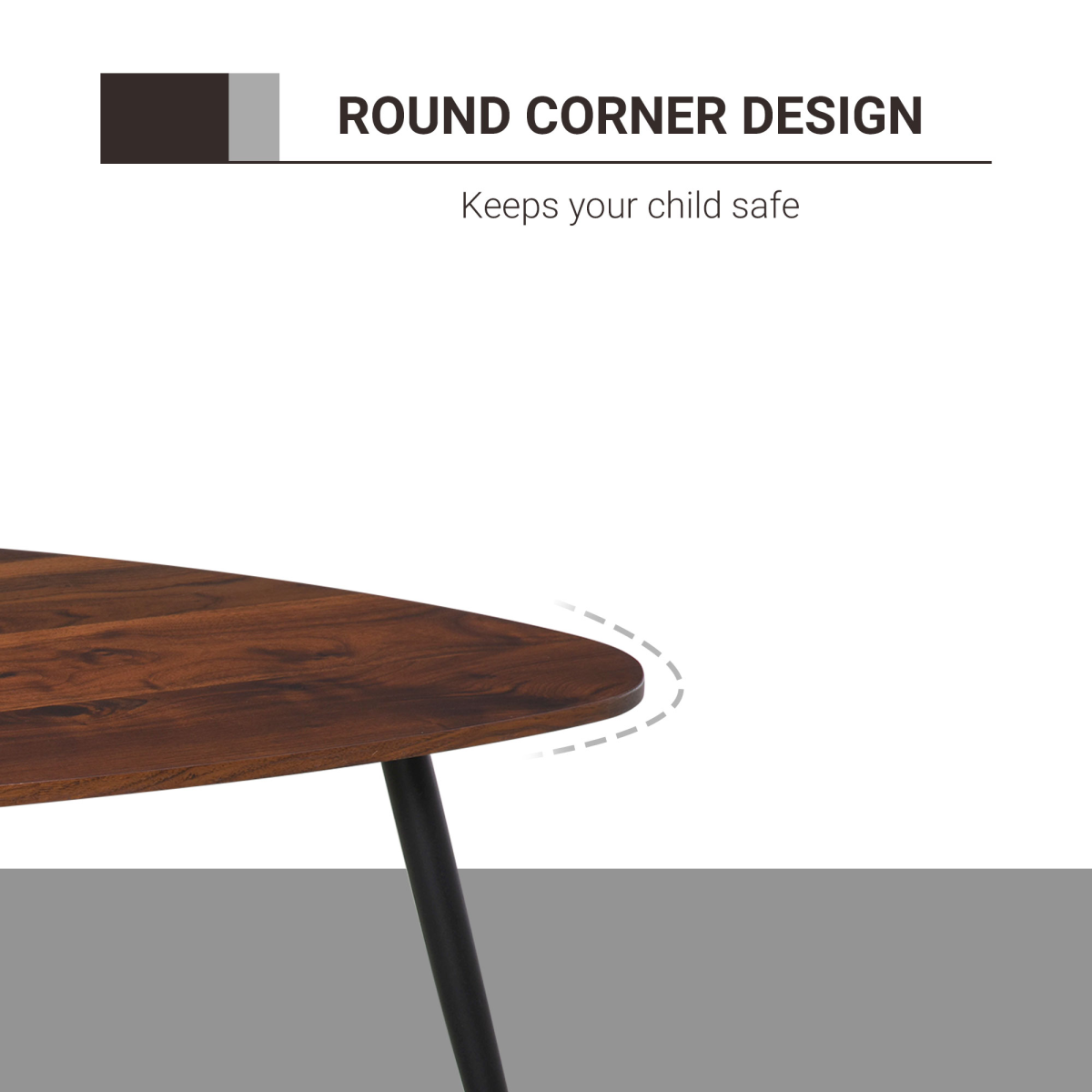 Nesting Coffee Tables Set of 2 - Stackable Sofa Side End Tables