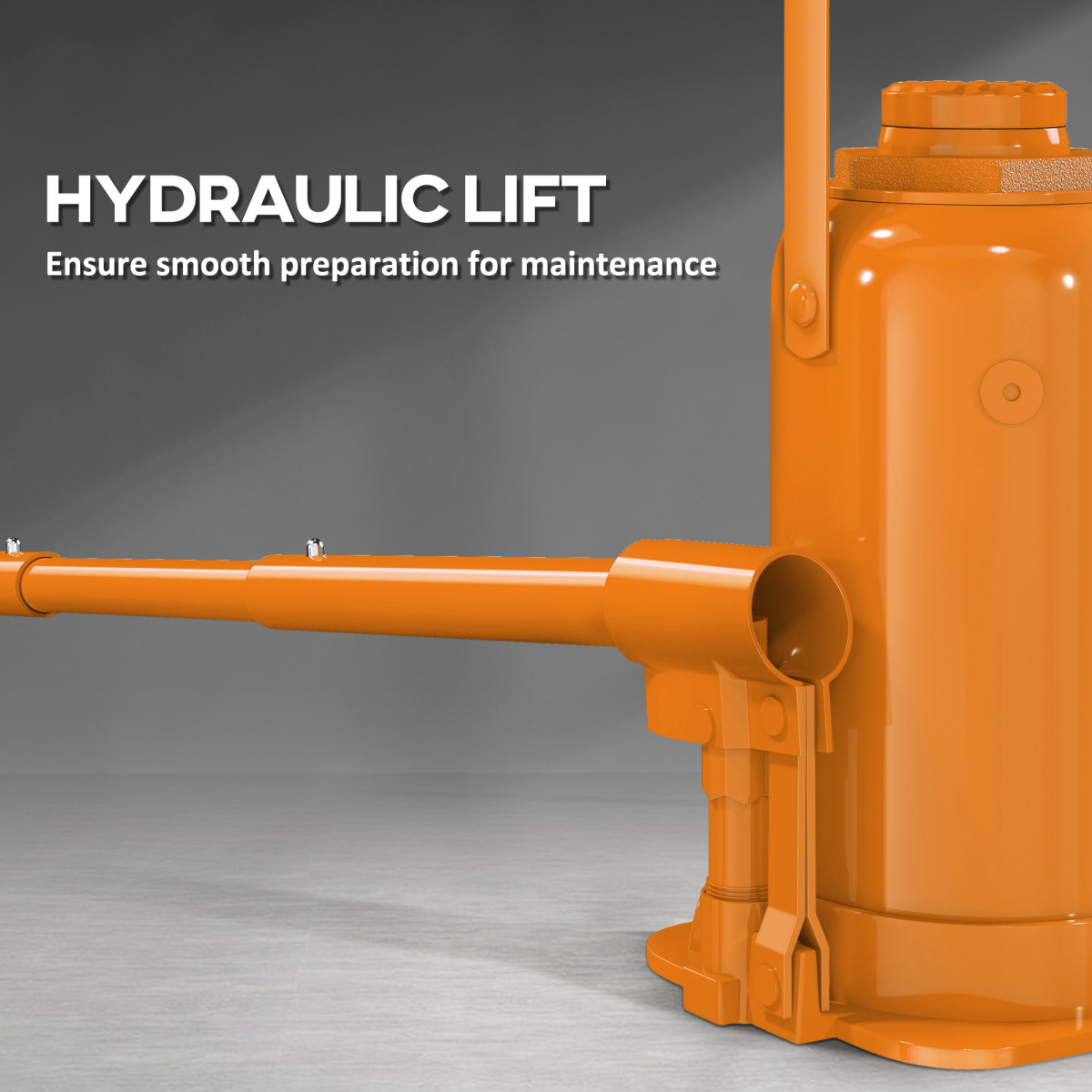 PowerLift 12T Hydraulic Bottle Jack – Heavy-Duty Car Lifter, 19-37 cm Range