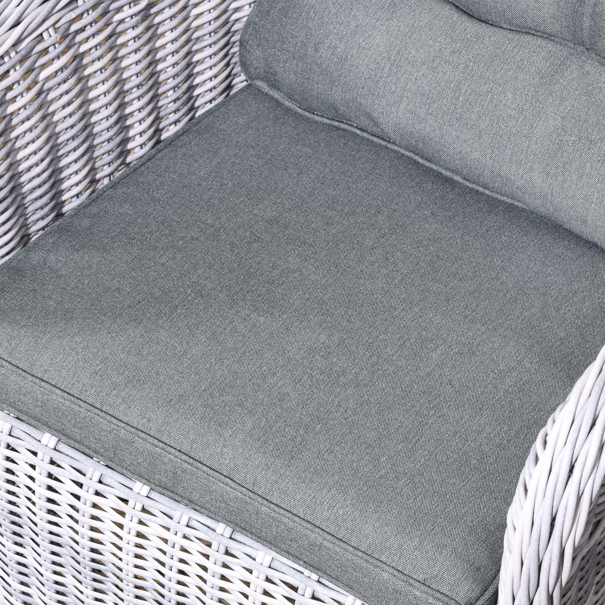 7-Piece Patio PE Rattan Wicker Dining Set with Tempered Glass Top