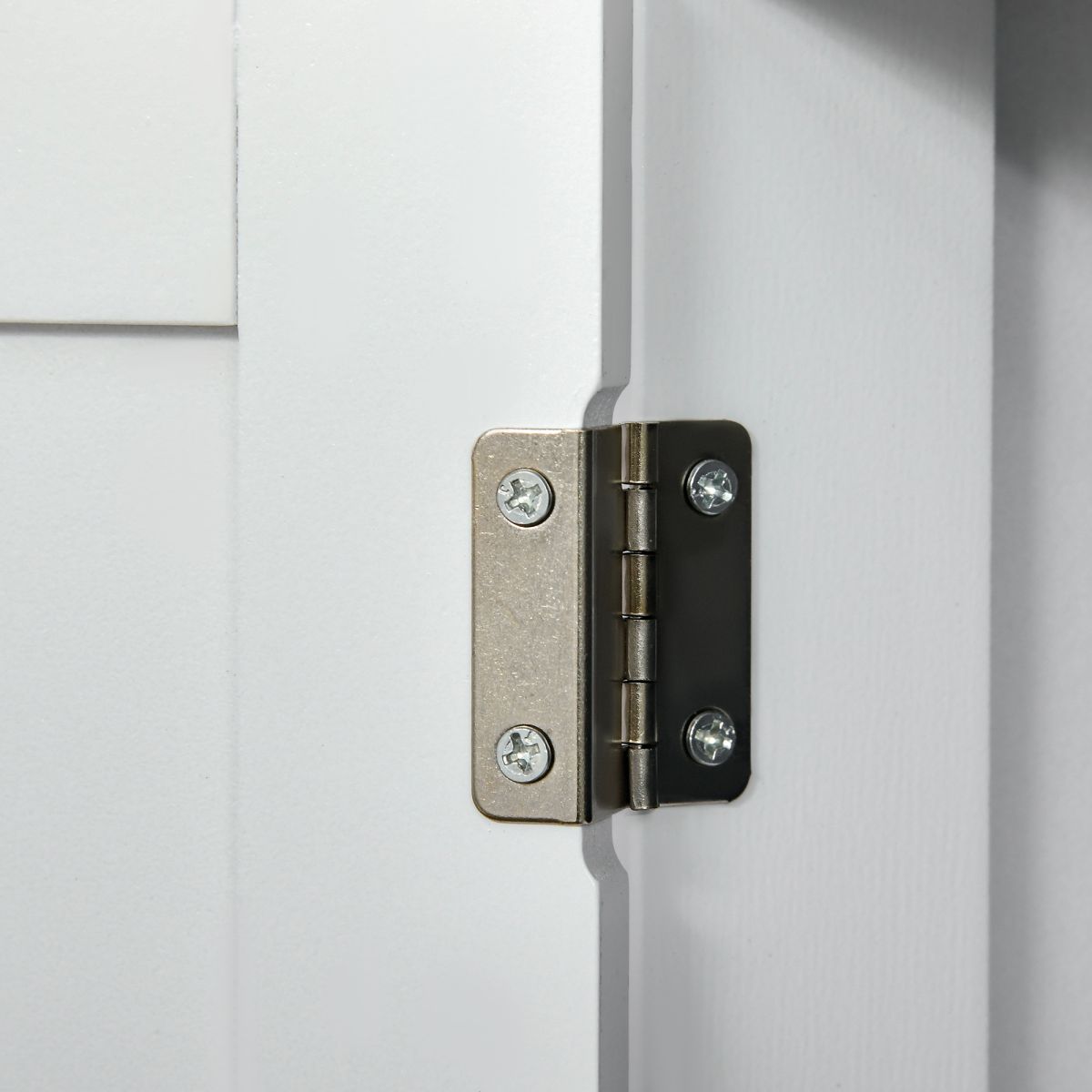 Elegant White Bathroom Storage Cabinet with Drawers & Cupboard - Sleek & Durable