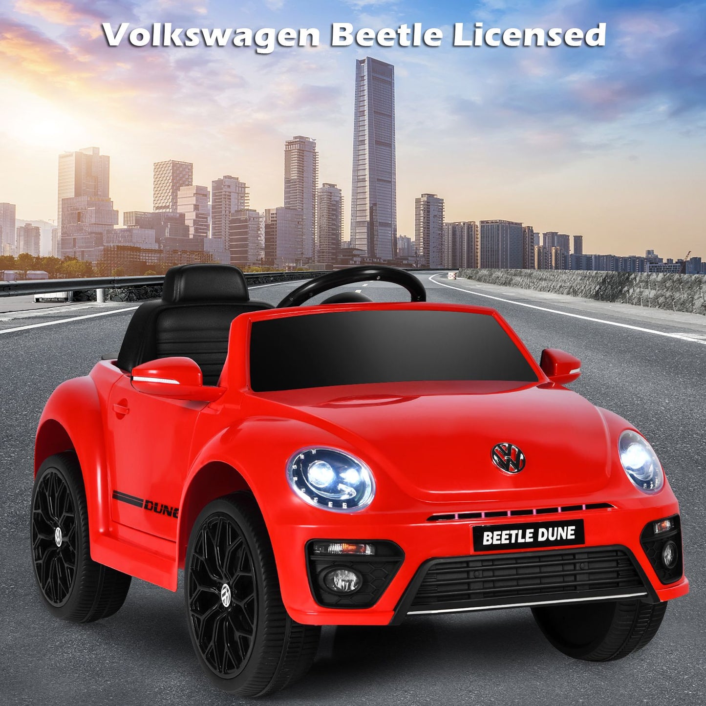 12V Volkswagen Beetle Electric Kids Ride on Car with Remote Control
