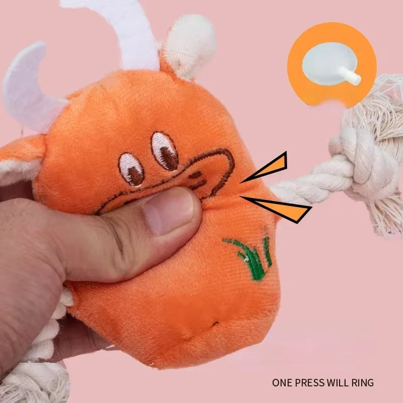 Soft Plush Mouse Pet Toys Animal Rabbit Durable Squeaky Sound Toys for Cat Dog Toy Dogs Chew Squeak Interesting Fleece Toys