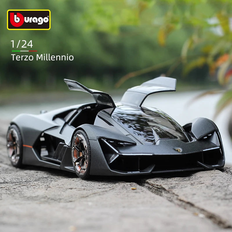 Bburago 1:24 Scale Lamborghini Terzo Millennio Diecast Model - Ultimate Collectible Alloy Sports Car Gift