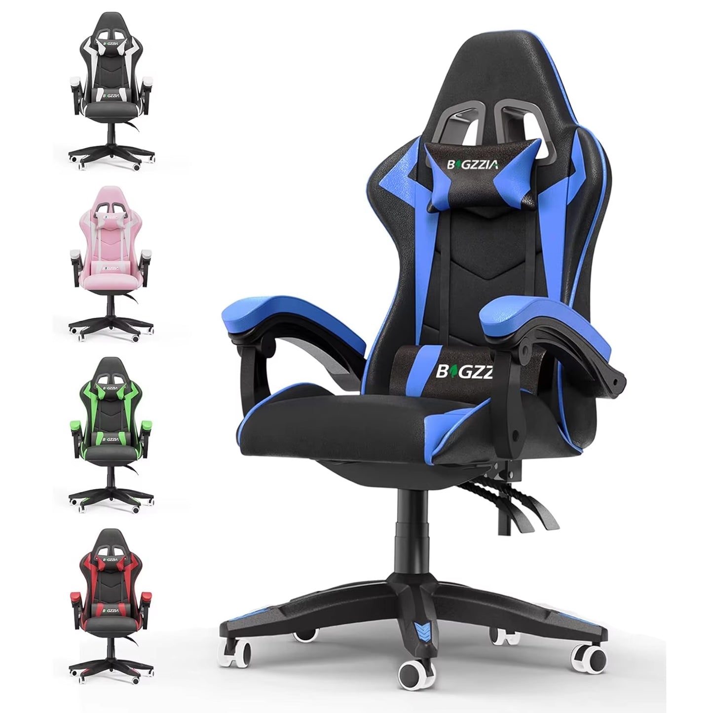 Revolutionary Ergonomic Gaming Chair with Lumbar Support & Headrest - Ideal for Gamers and Office Professionals!