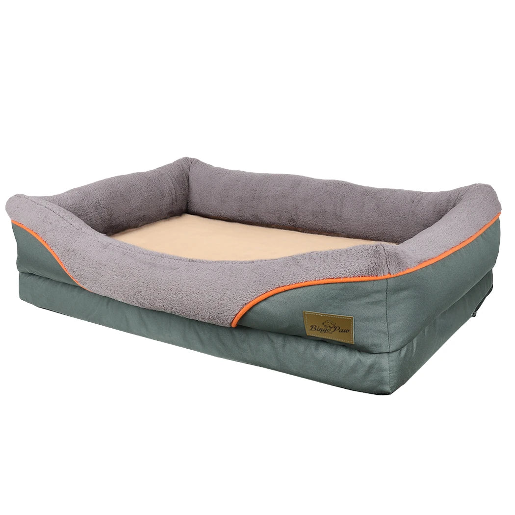 Luxurious Extra Large Orthopedic Dog Bed with Soft Foam Cushion & Waterproof Cover - Ultimate Comfort for Your Pet