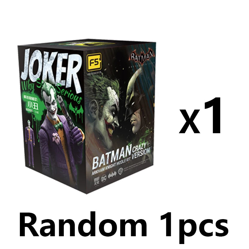 F5 Batman Arkham Knight Blind Box Action Figures - Collectible 10cm Models, 7 Unique Styles, Perfect Gift for Boys!