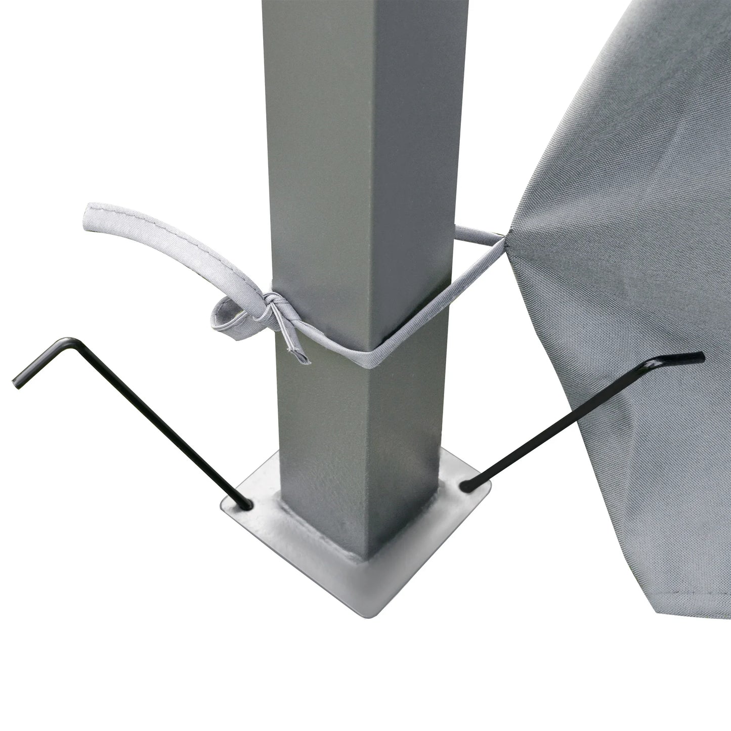 Spacious 4M x 3M Double Roof Garden Gazebo Canopy with Curtains - Durable Steel Frame Outdoor Shelter