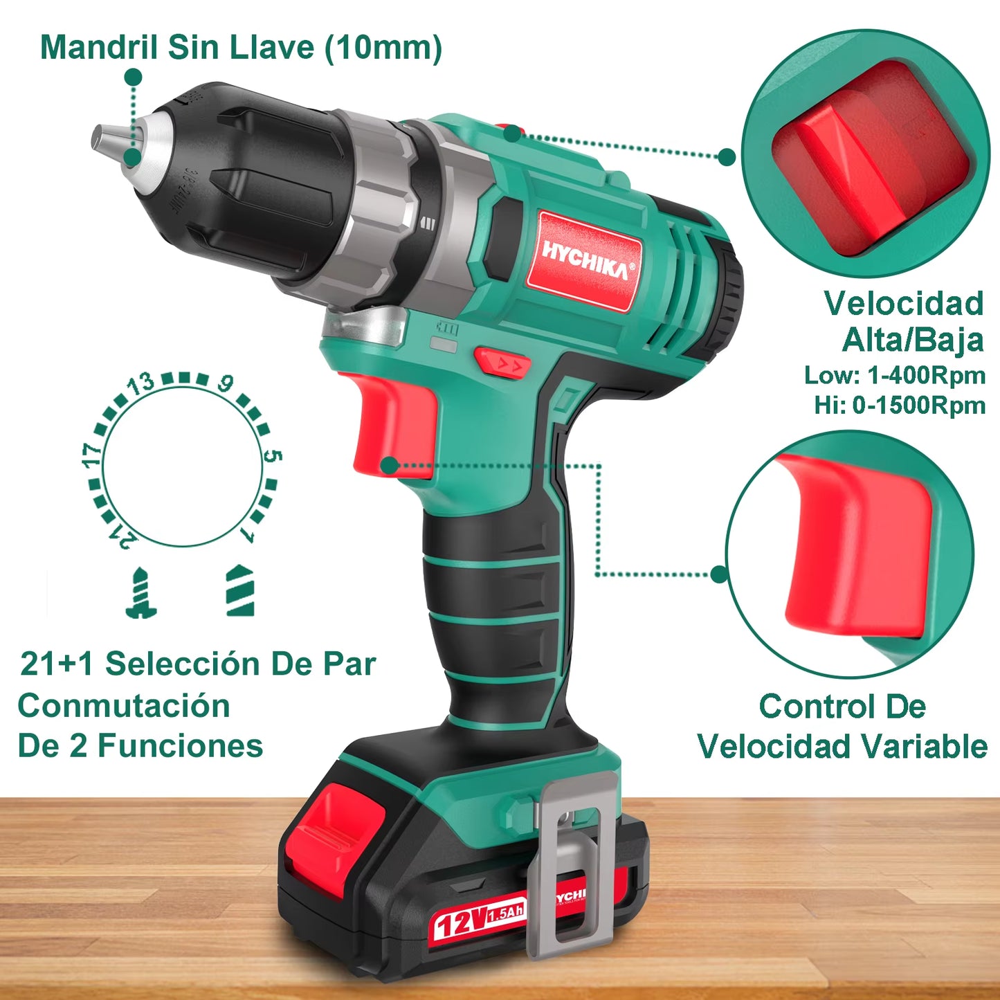 Powerful 12V Cordless Screwdriver & Drill Set - Perfect for Metal, Wood, and Plastic!