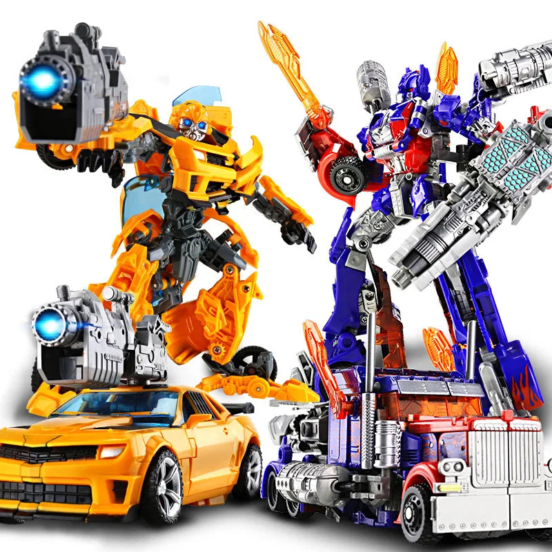 Transforming YS04A Optimus Prime Action Figure - Ultimate Robot Car Toy for Kids, Perfect Birthday Gift from Iconic Anime Series