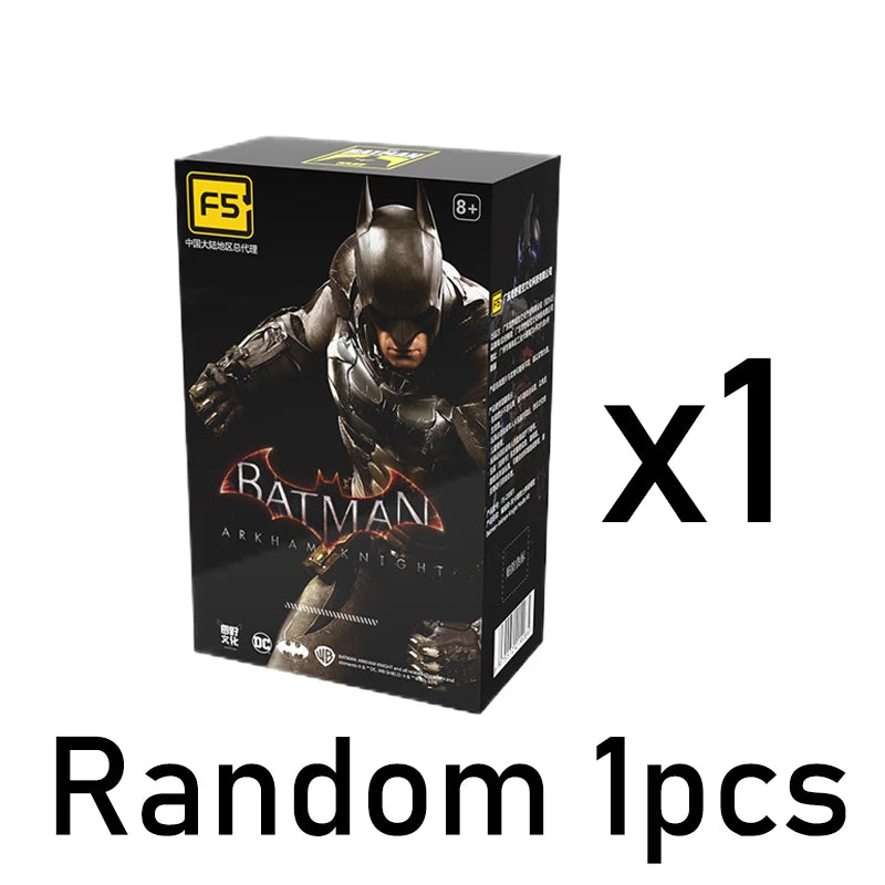F5 Batman Arkham Knight Blind Box Action Figures - Collectible 10cm Models, 7 Unique Styles, Perfect Gift for Boys!