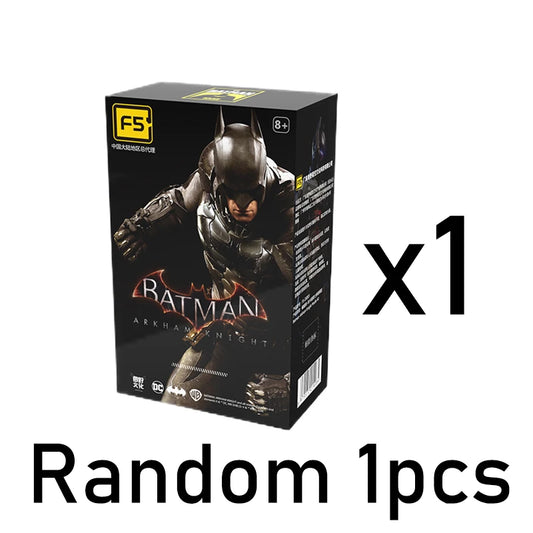 F5 Batman Arkham Knight Blind Box Action Figures - Collectible 10cm Models, 7 Unique Styles, Perfect Gift for Boys!
