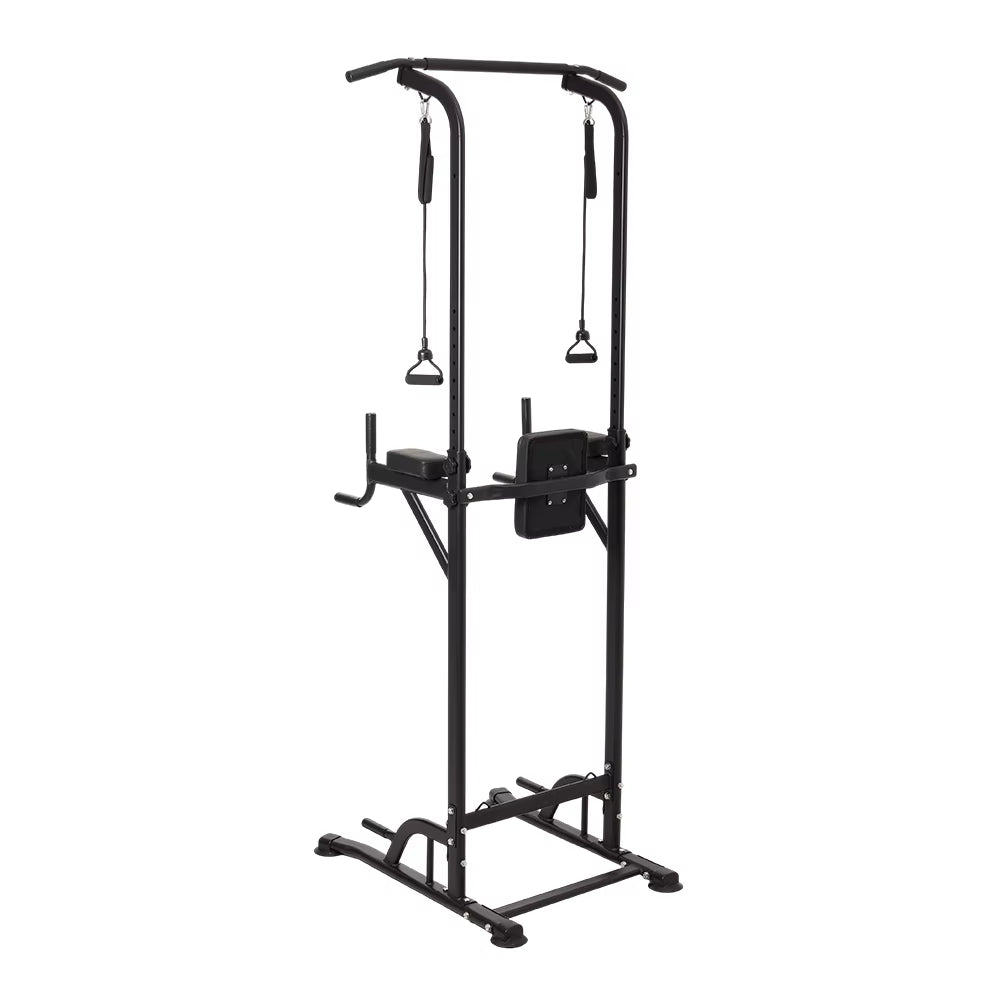 Multi-Functional Adjustable Height Power Tower Dip Station Pull up Bar