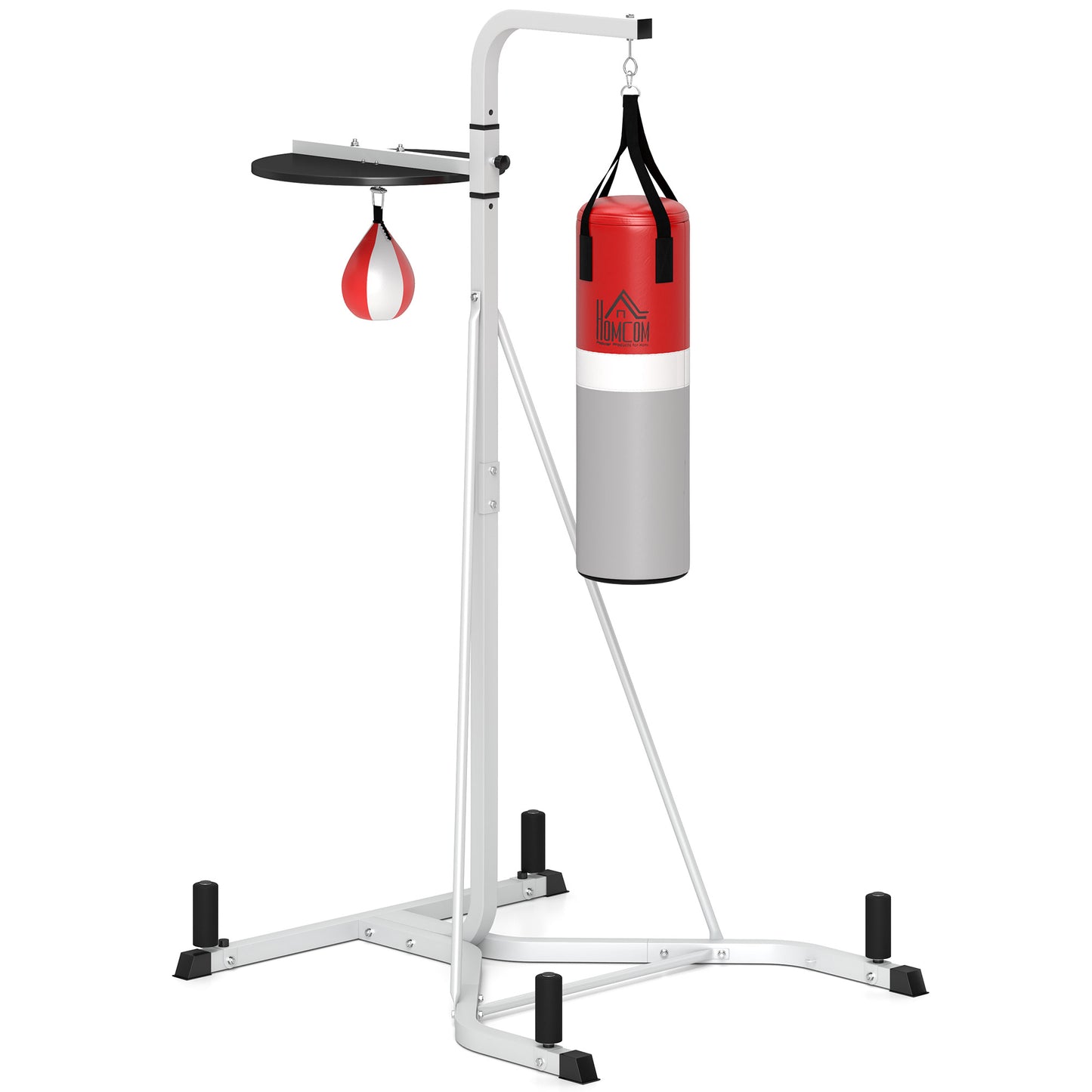 Adjustable Freestanding Boxing Station - Punching Bag & Speedball