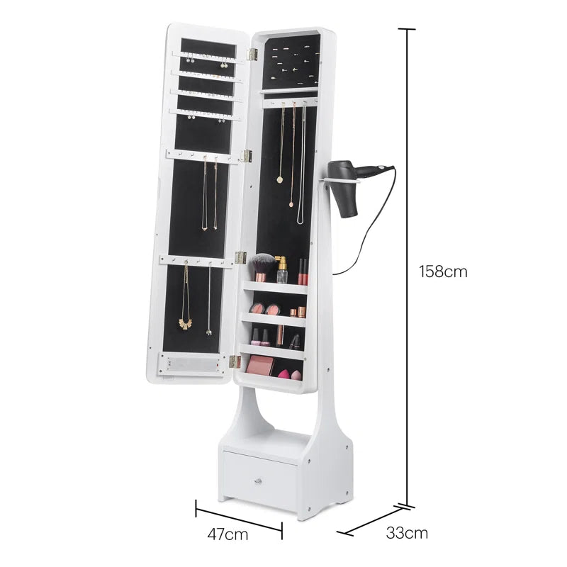 Klint Freestanding Jewelry Armoire