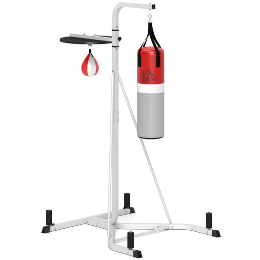 Adjustable Freestanding Boxing Station - Punching Bag & Speedball