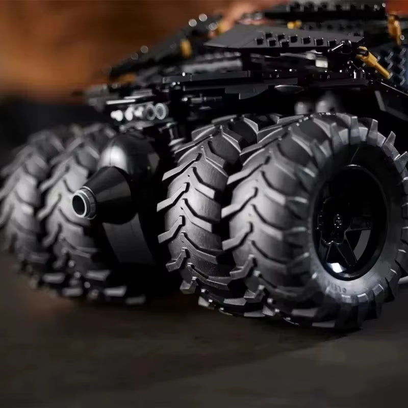 Technology 1:10 Dark Knight Chariot 76240 Batmobile Model Building Blocks 2049Pcs Mechanical Set Assembly Toy Boy Birthday Gift