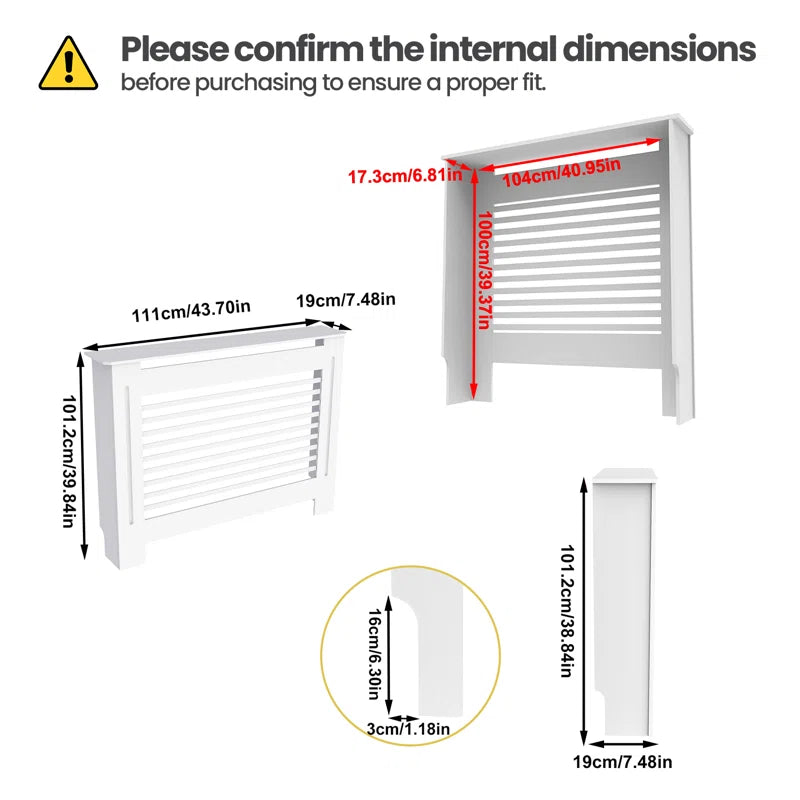 Naushad Extra Large Radiator Cover