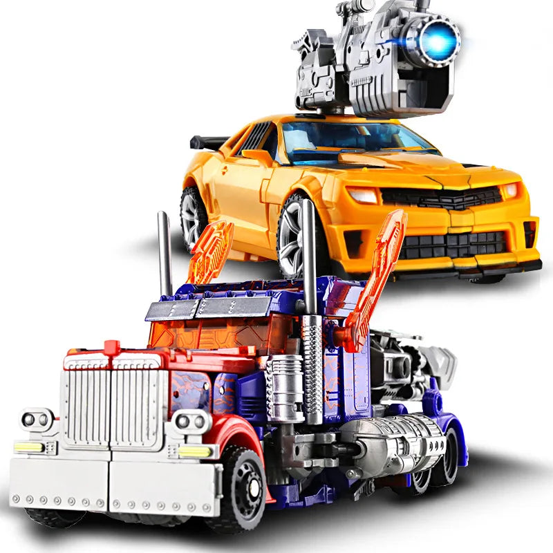 Transforming YS04A Optimus Prime Action Figure - Ultimate Robot Car Toy for Kids, Perfect Birthday Gift from Iconic Anime Series