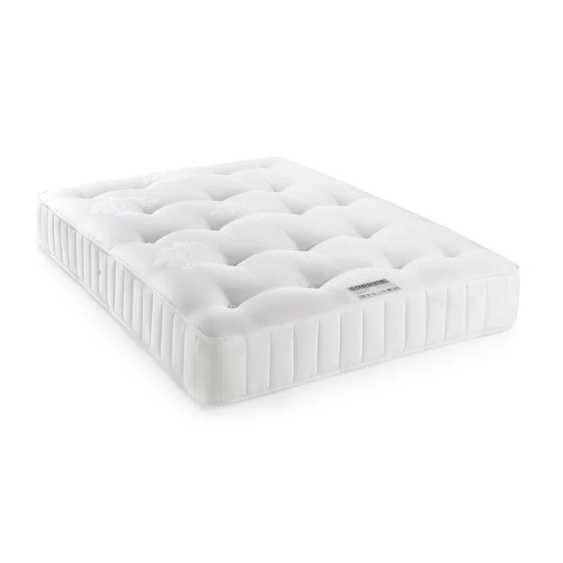 Mareike Upholstered Panel Bed with Mattress