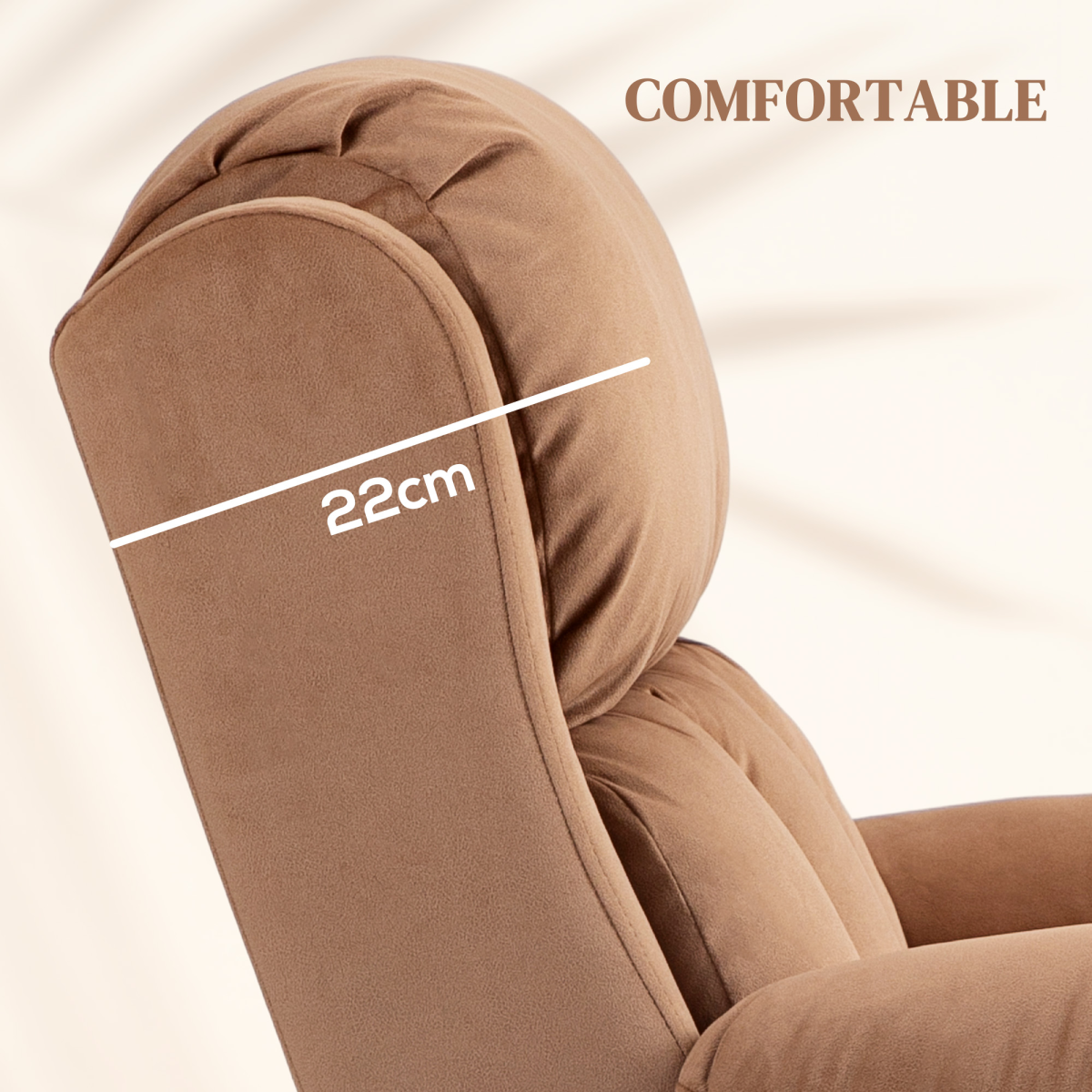 Ultimate Comfort Lift Chair: Vibration Massage, Heat, Recline & Relax - Brown