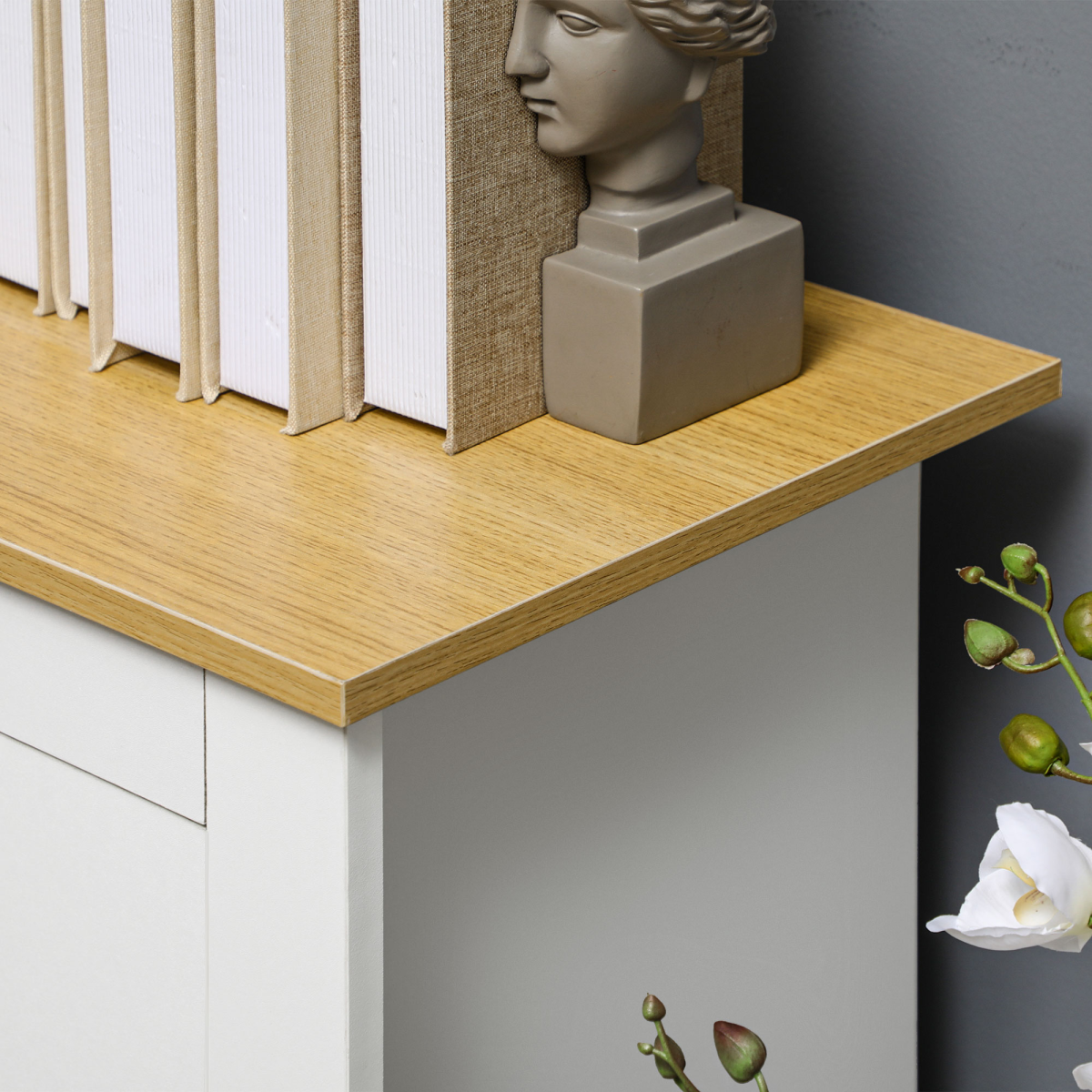 Elegant Freestanding Kitchen Sideboard with Drawers & Soft-Close Doors