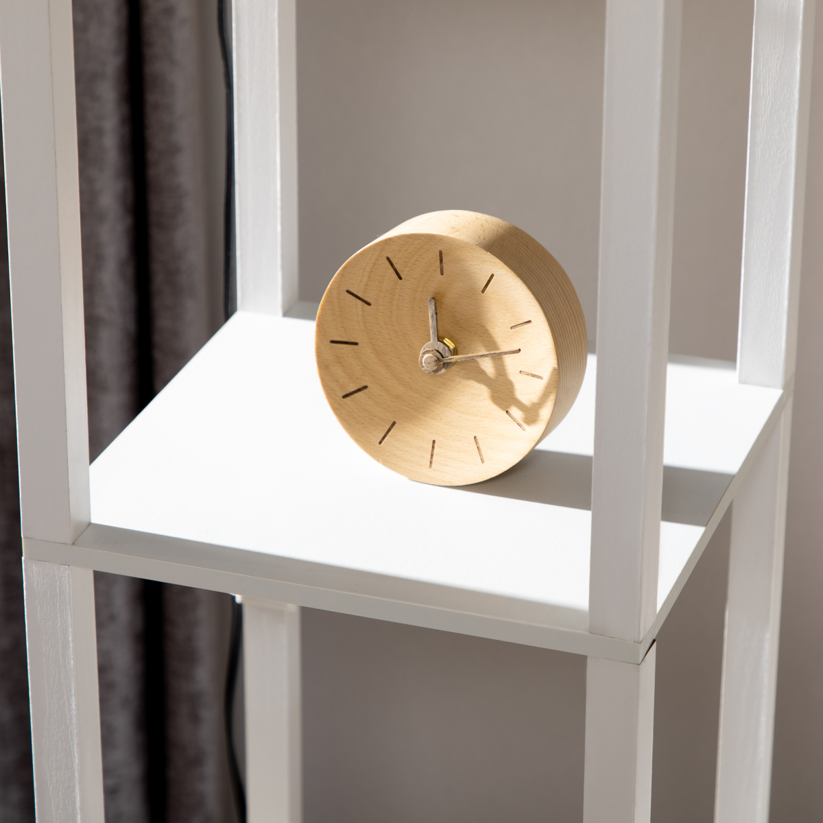 Versatile Dual Light Shelf Floor Lamp for Living Room & Bedroom