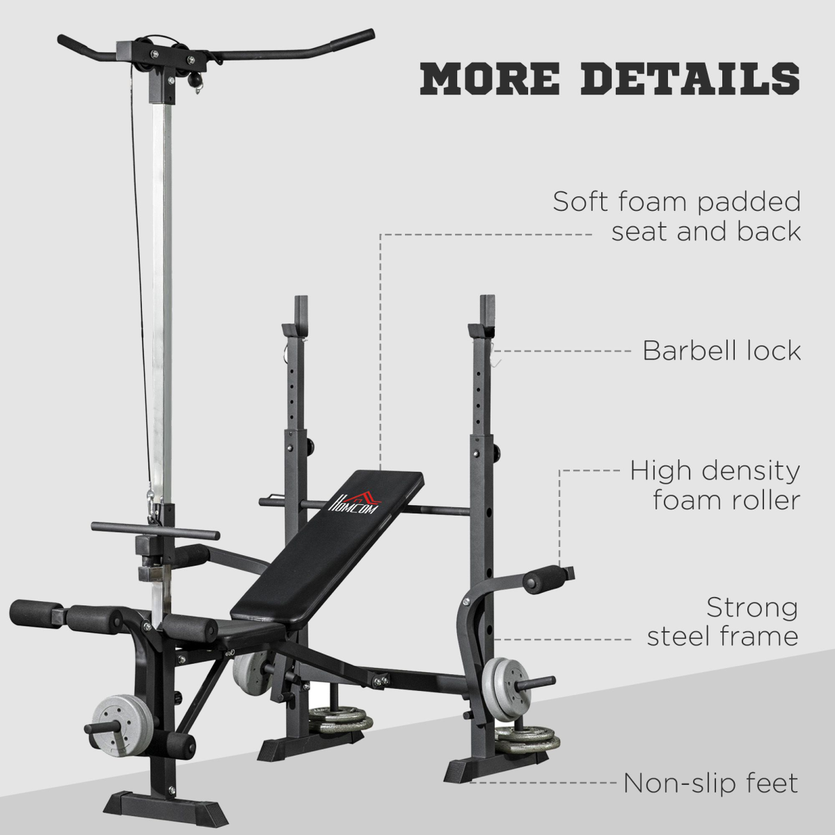 Versatile Adjustable Weight Bench for Complete Home Workout Experience