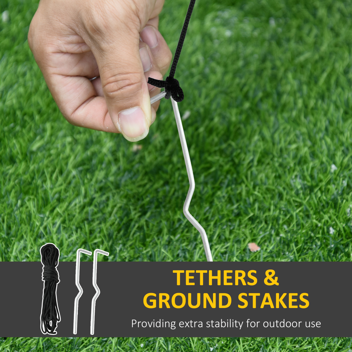 4ft LED Inflatable Santa with Gift - Outdoor Christmas Decor