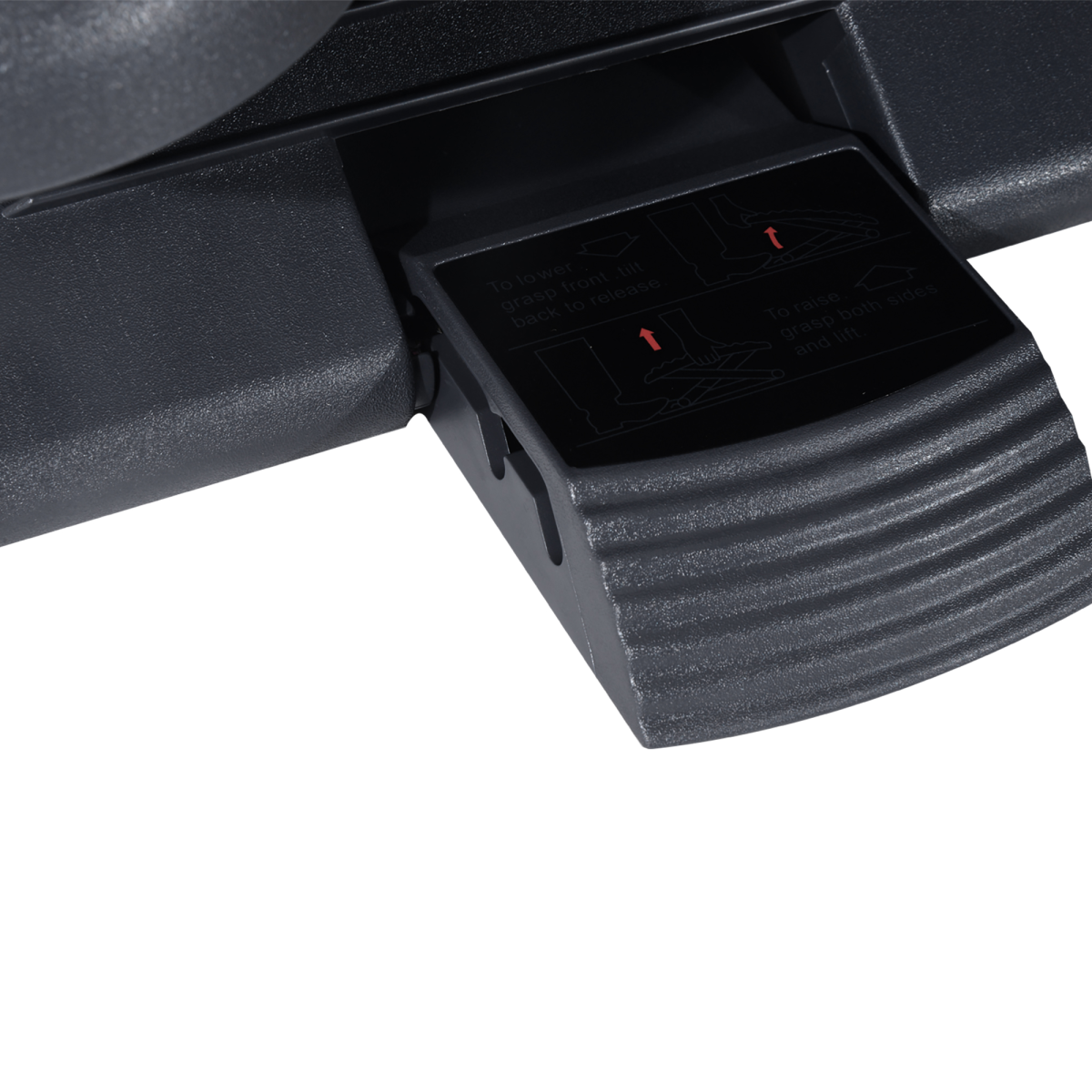 3-Position Tilting Foot Rest with Adjustable Massage for Home & Office - Black