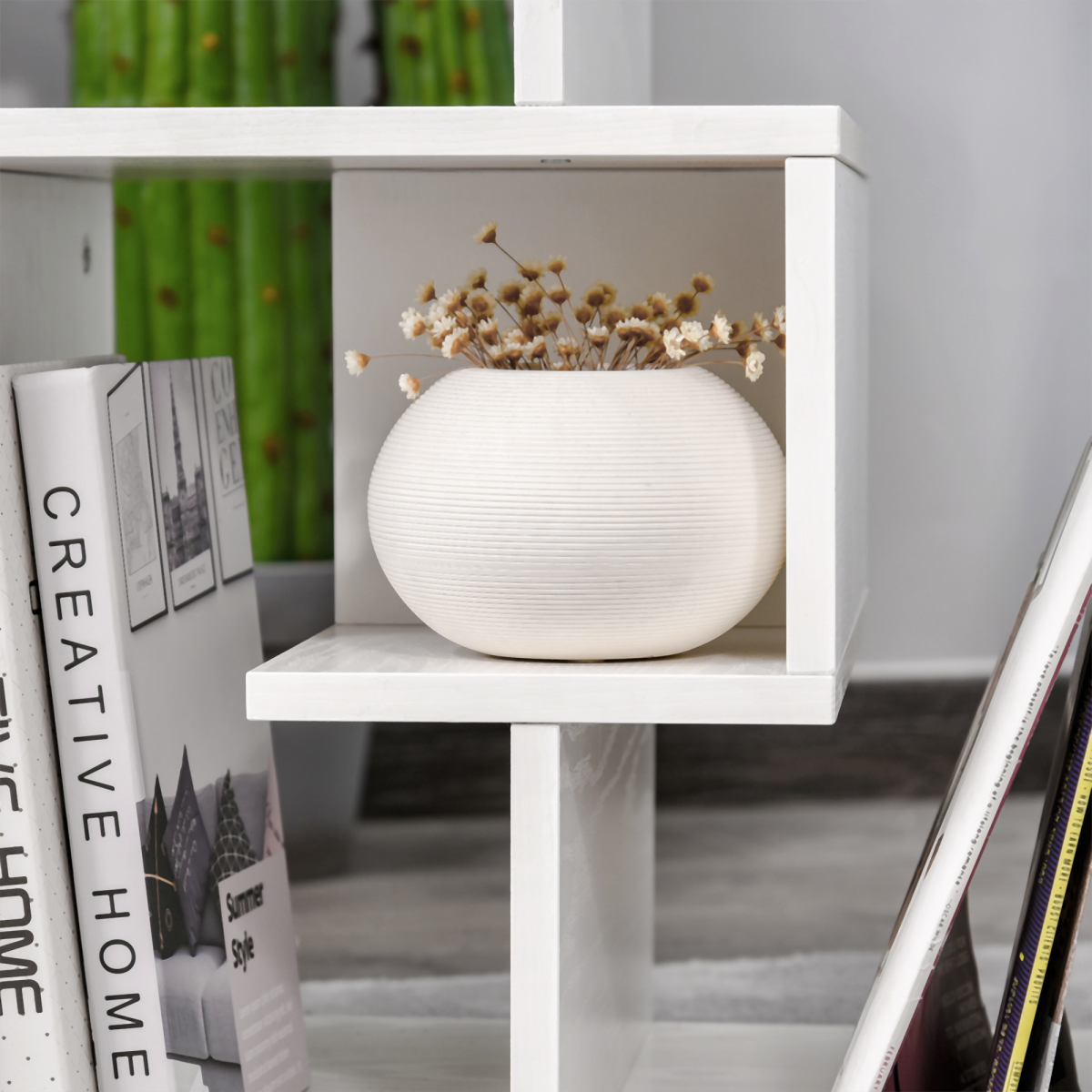 Modern 3-Tier Side Table with Open Shelves - Versatile Storage Solution