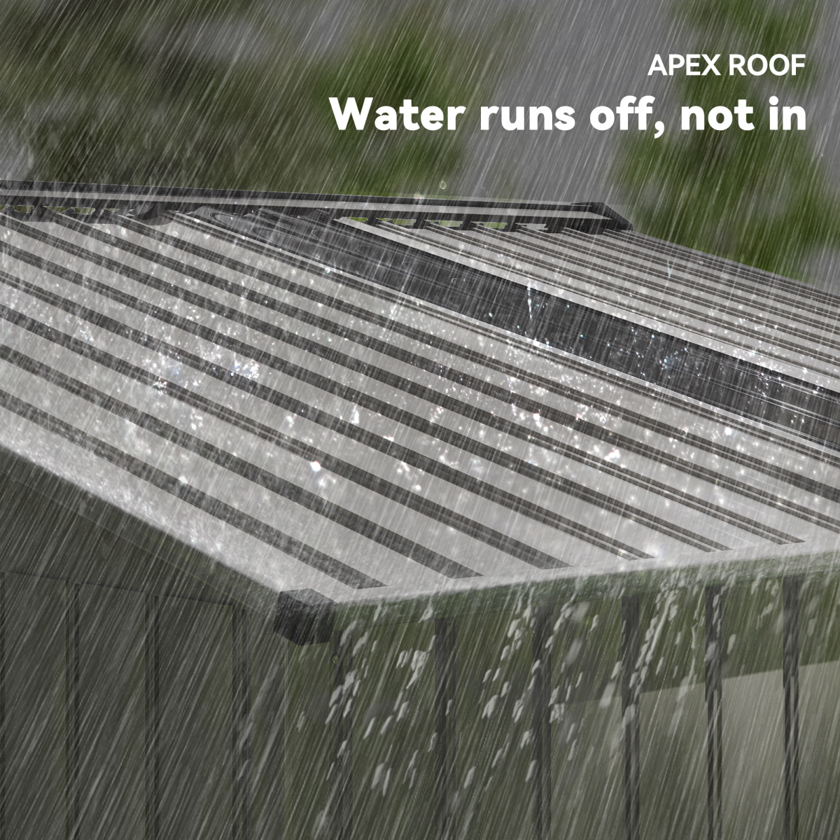 9x6ft Galvanised Garden Shed with Sliding Door - Lockable, Grey