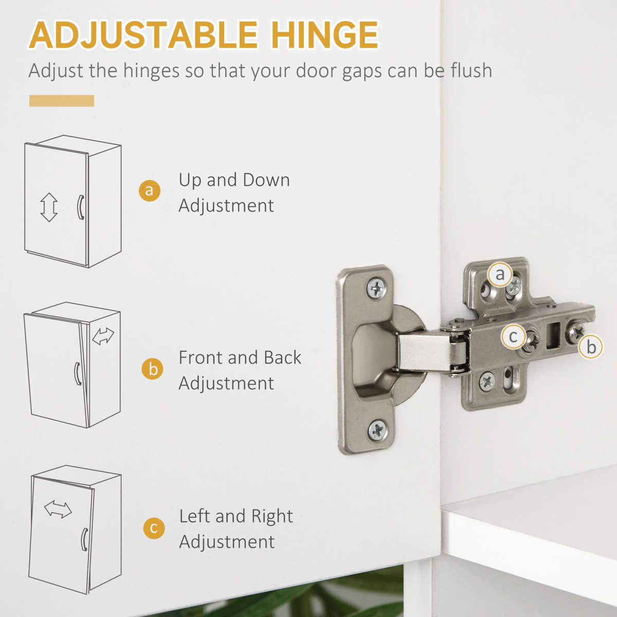 Modern Freestanding Kitchen Cupboard - Versatile Storage & Style