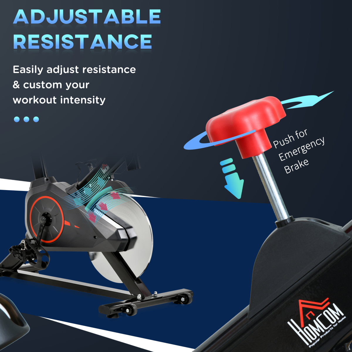 Adjustable Indoor Cycling Bike for Home Workouts