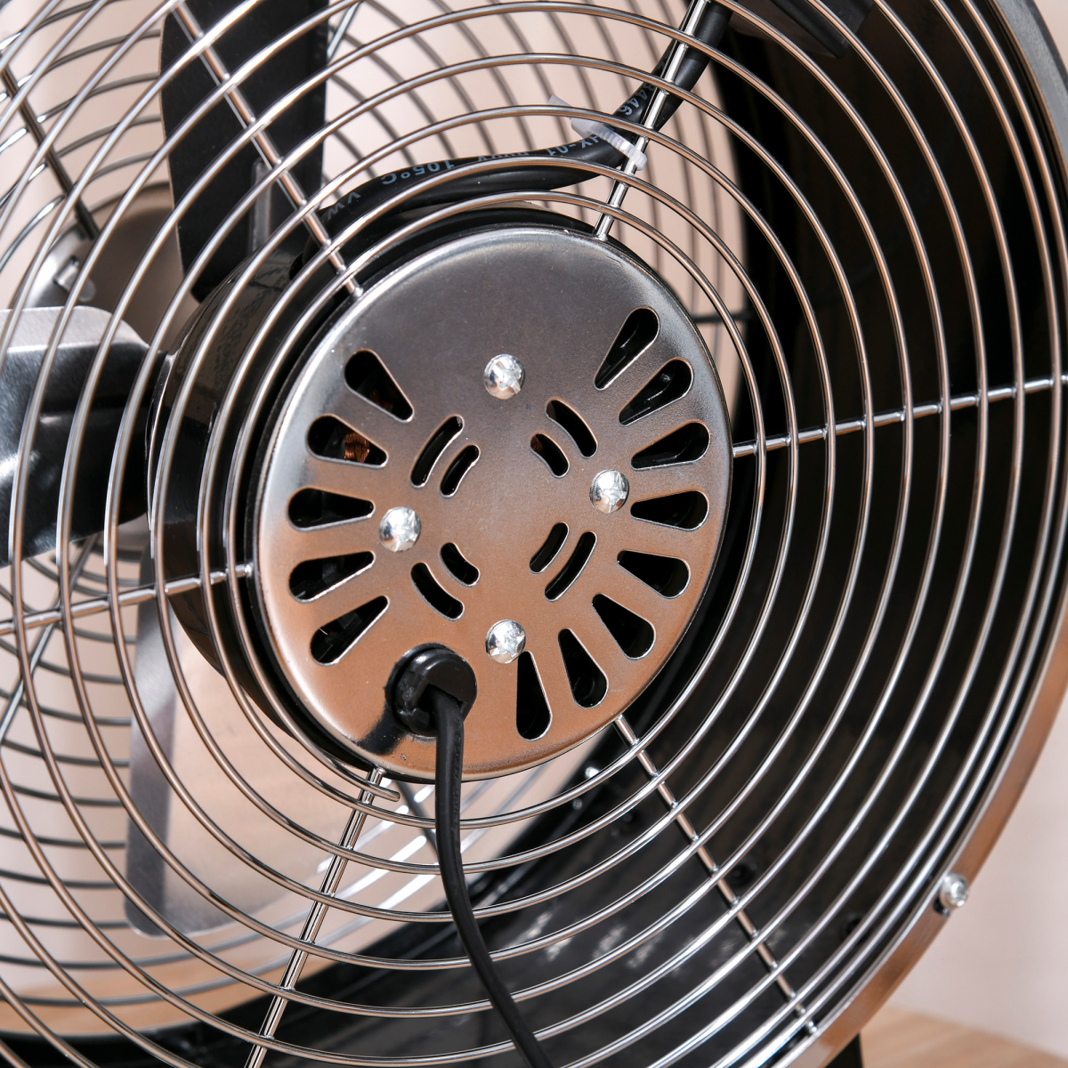 Premium 26cm 2-Speed Electric Fan with Safety Grill & Stable Anti-Slip Feet
