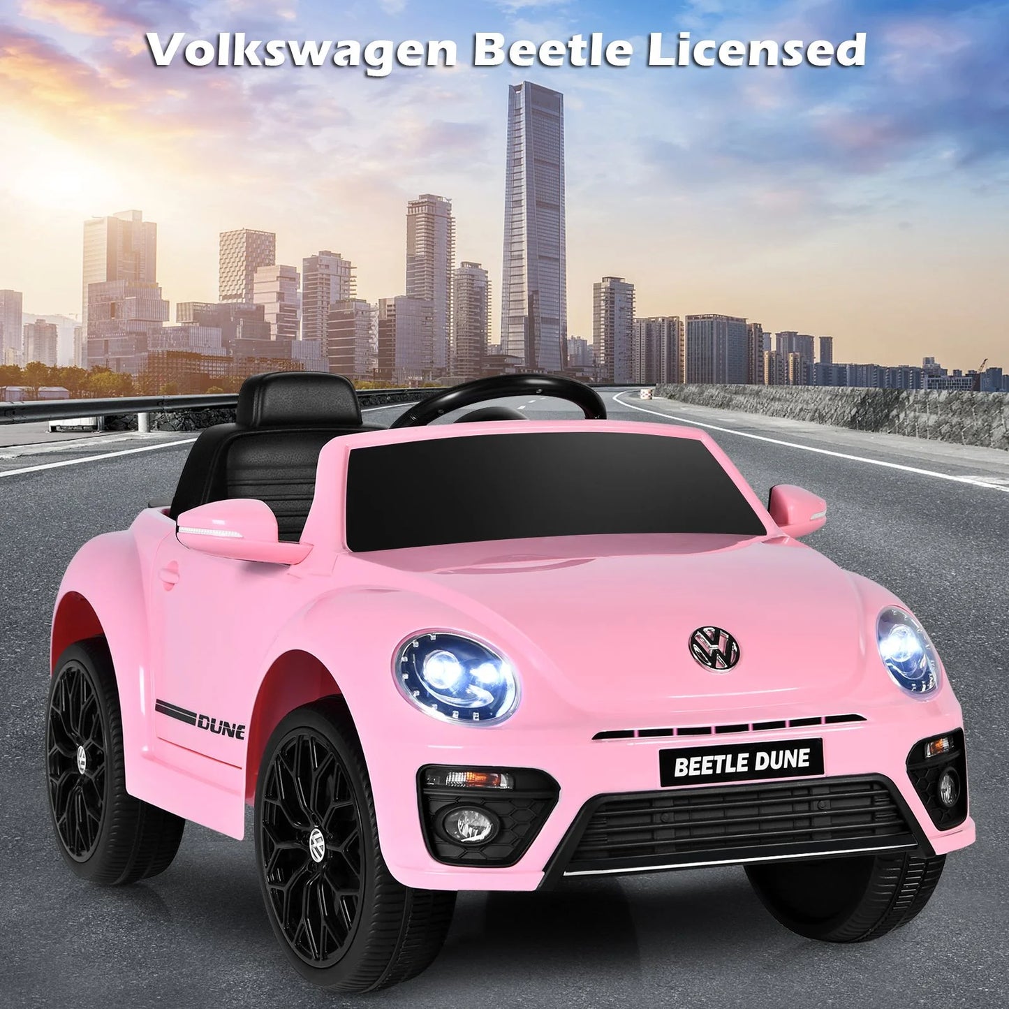 12V Volkswagen Beetle Electric Kids Ride on Car with Remote Control